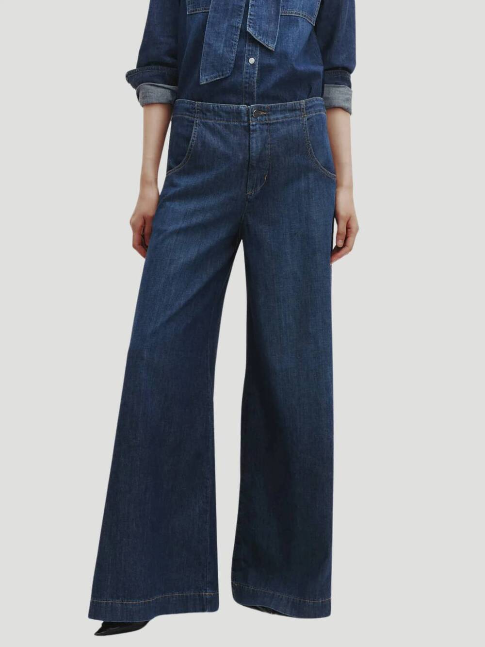 NEW TWP lulu lightweight denim jean in dark wash